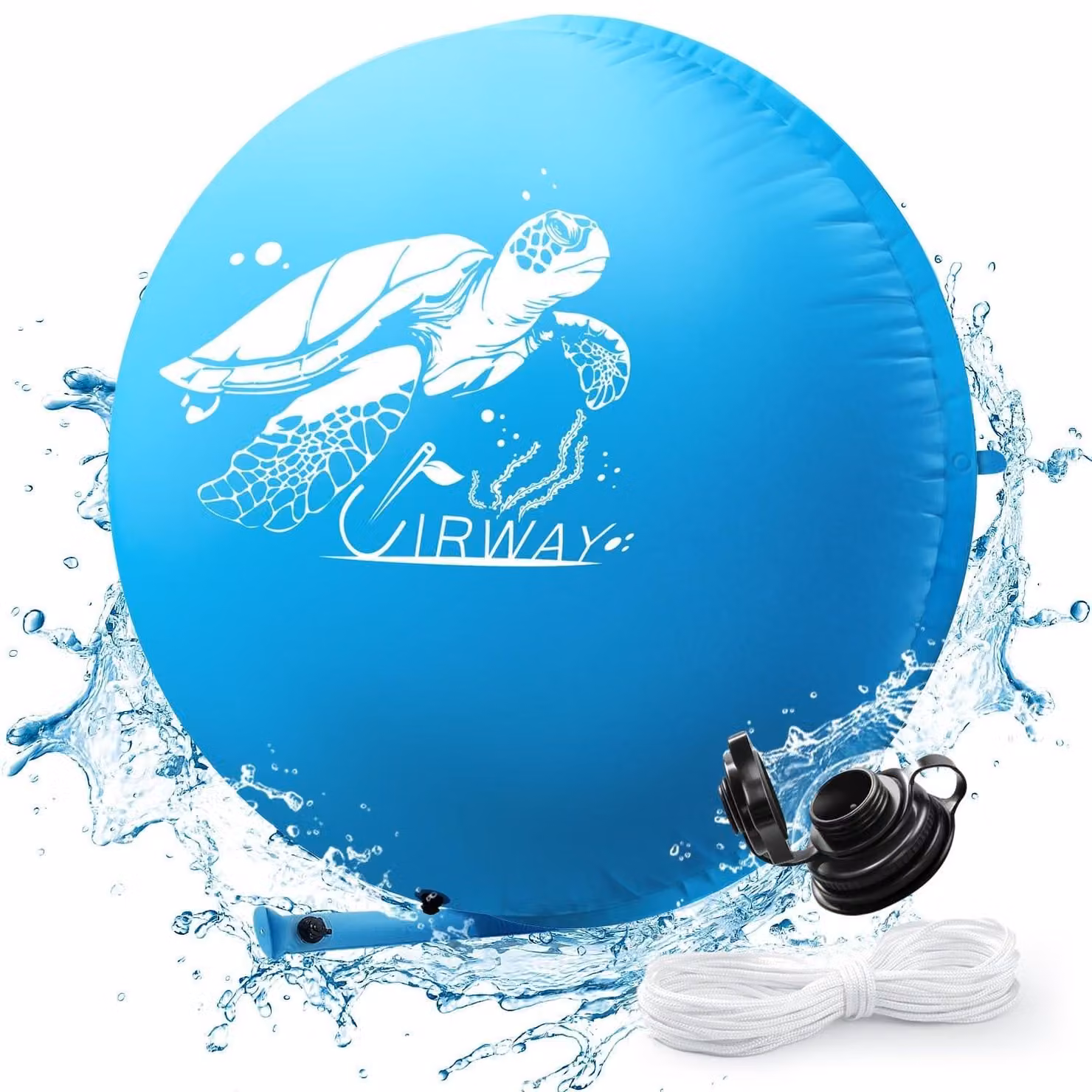 Solidchoice - Cuscino gonfiabile per piscina invernale, modello XXL, diametro 3 metri, con kit di riparazione