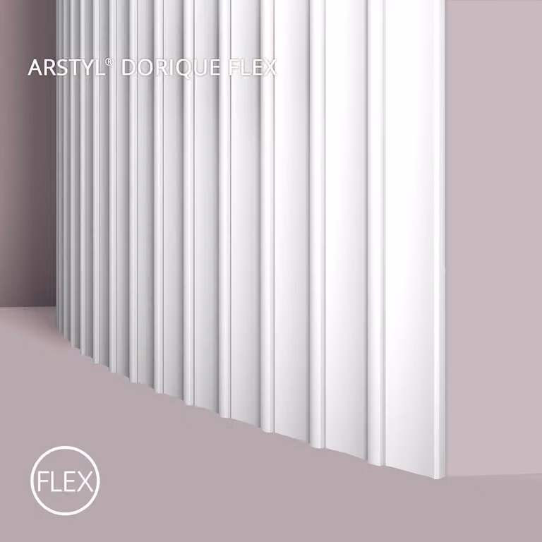 NMC DORIQUE FLEX ARSTYL Noel Marquet Pannello murale 3D Pannello acustico modanatura a stucco 2 m