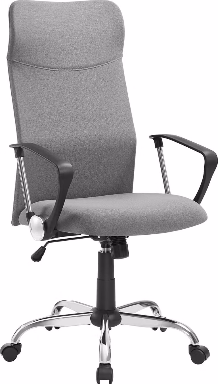 Artenat Sedia da ufficio Decay, tessuto, grigio