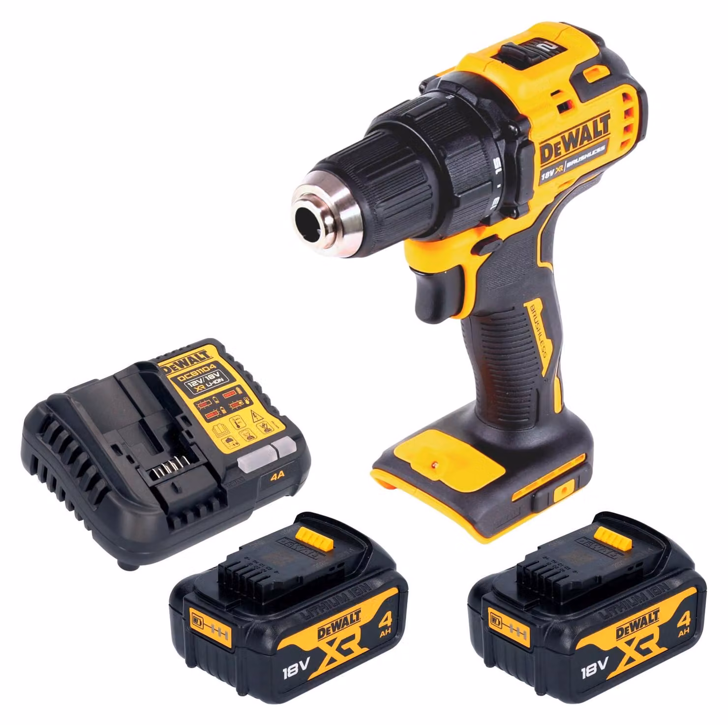 DeWalt DCD 708 M2 Avvitatore a batteria 18 V 65 Nm Brushless + 2x batteria 4,0 Ah + caricabatteria