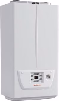 Caldaia a condensazione da incasso Immergas Victrix Omnia 25 bianca con kit scarico fumi e controllo tramite app