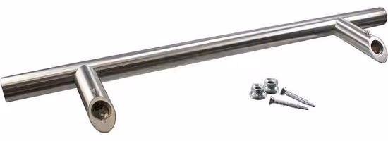 Supporto a tunnel in acciaio inossidabile con supporti girevoli a 45 gradi - lunghezza 320 mm