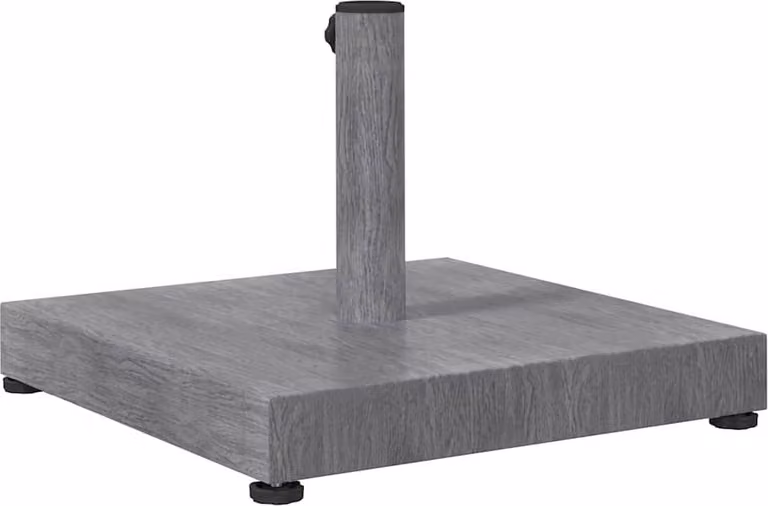 Base per ombrellone Aspetto Legno Grigio Scuro