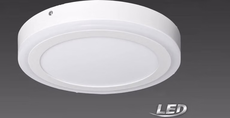 Lampada da parete e da soffitto a LED Osram, lampada per interni, bianco caldo, aree controllabili singolarmente tramite interruttore a parete, funzione di promemoria, LED Click Round Round