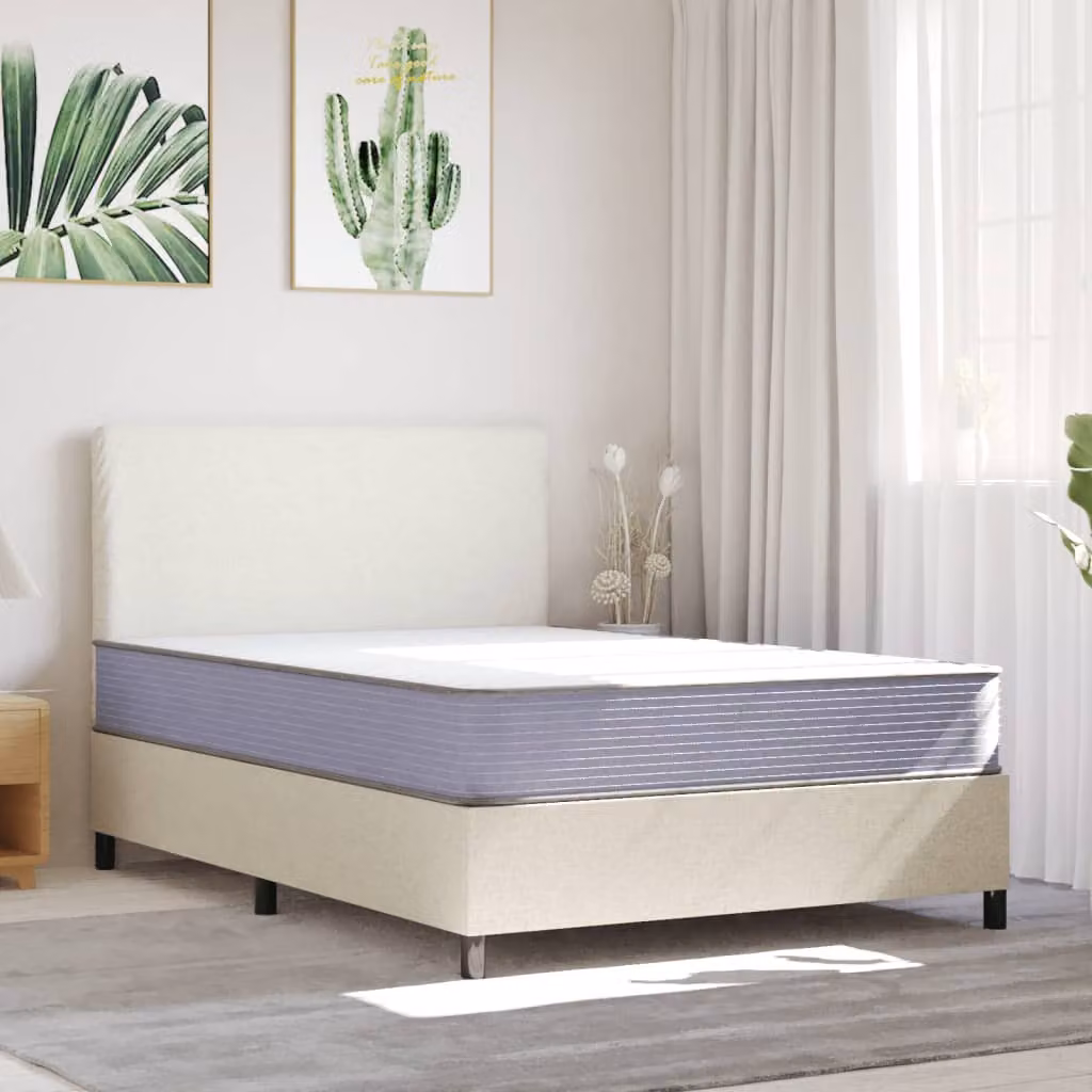 vidaXL Materasso in Schiuma Mediamente Morbido 140x190 cm