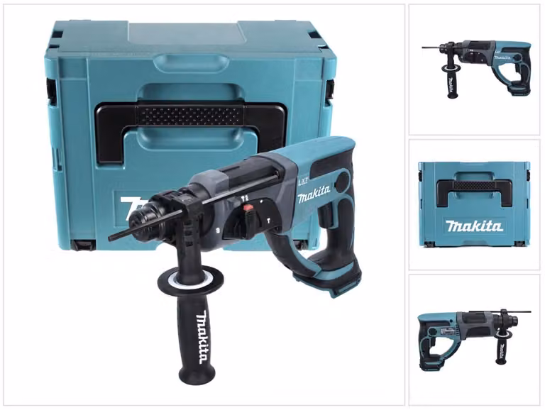Makita DHR 202 ZJ Martello combinato a batteria 18V / 2,0J / SDS Plus + Valigetta Makpac - senza batterie, senza caricabatterie