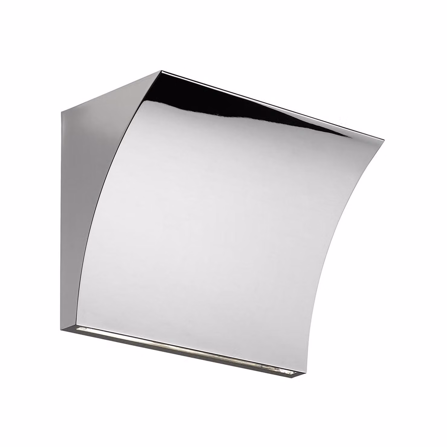 Flos Pochette Up/Down Led - Lampada da parete o soffitto dimmabile in metallo cromato
