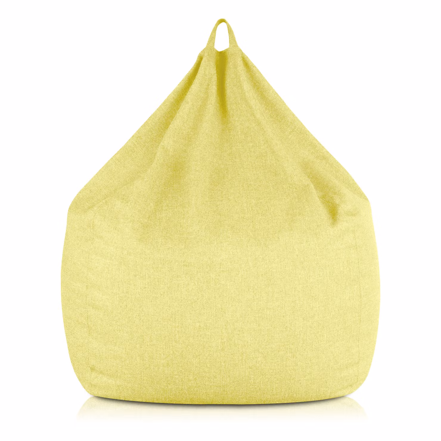 Poltrona sacco Pouf Piuma Giallo XL