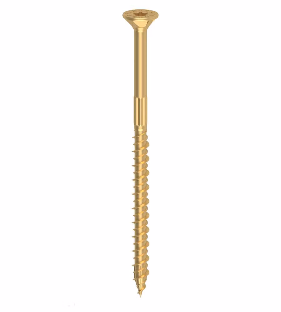 Viti pro tps torx 8,0x180 zincato giallo bilbo 12 pezzi