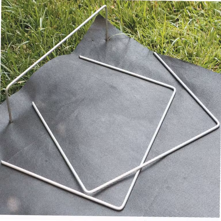 Graffette metalliche zincate, 15 x 20 cm