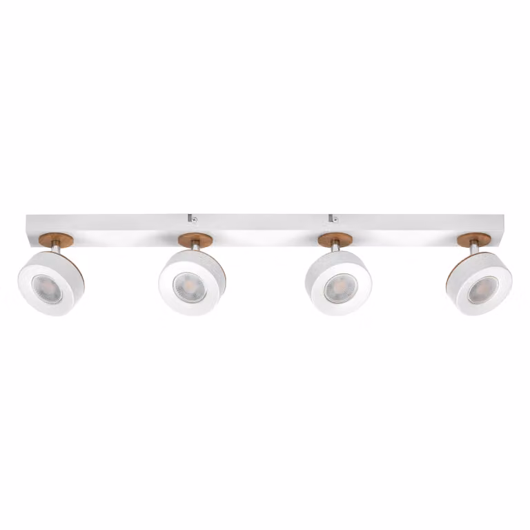 LEDVANCE DECOR SPOT PLUTO, 19,2W, 1.250lm, bianco, faretto, teste regolabili, versatile, faretto per interni, colore della luce bianco caldo, ottica di alta qualità, facile installazione
