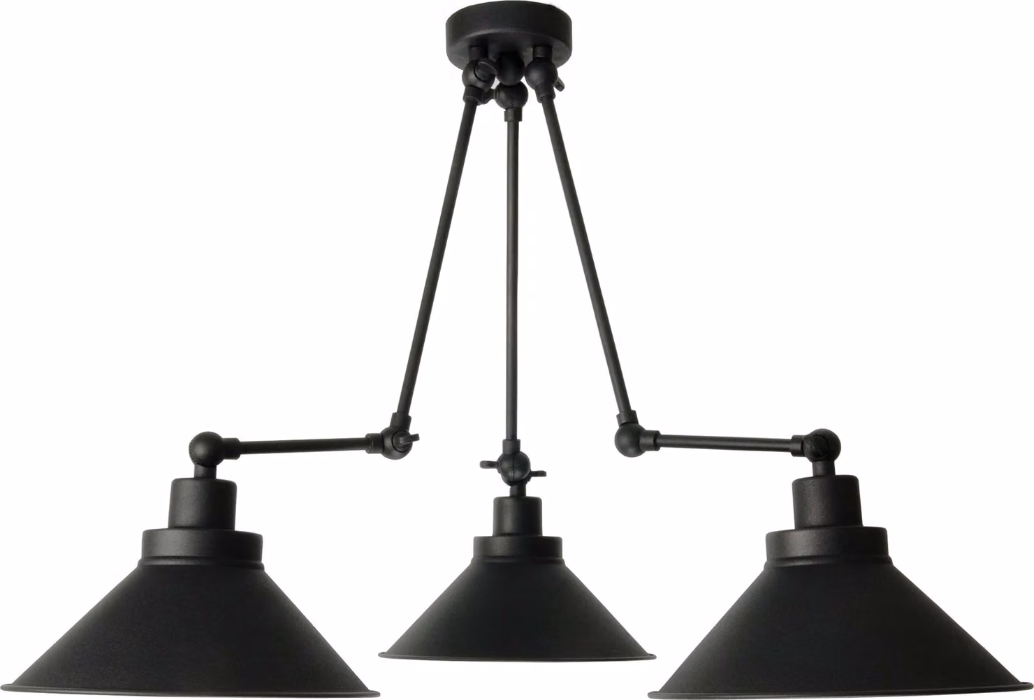 Plafondaio industriale in stile loft, nero, COROLLA 13-332