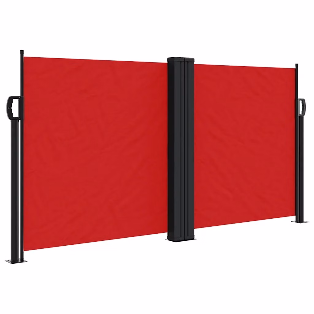 Tenda da sole laterale retrattile DESIGN IN rossa in poliestere e alluminio L: 1200 cm, H: 120 cm – 2