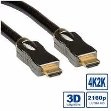 Cavo HDMI Standard High Speed con Ethernet Itb Colore Nero e Oro Lunghezza: 1 m