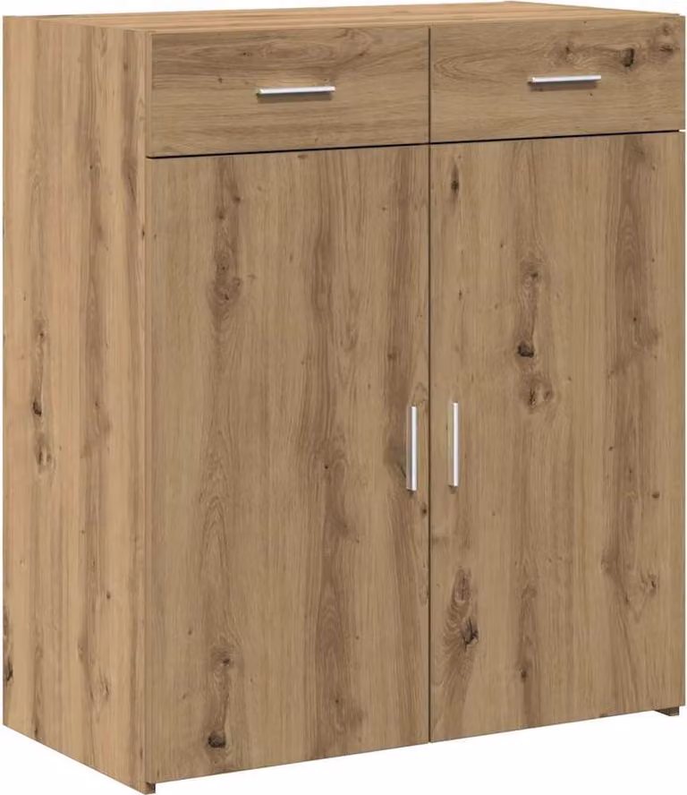 Armadio con cassetto rovere artigianale 80 x 42.5 x 93.5 cm