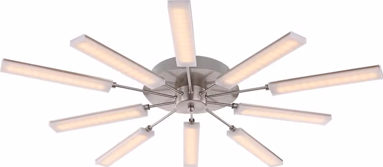 Globo Lampada da soffitto Dl Nichel Opaco, 10Xled 67066-10D