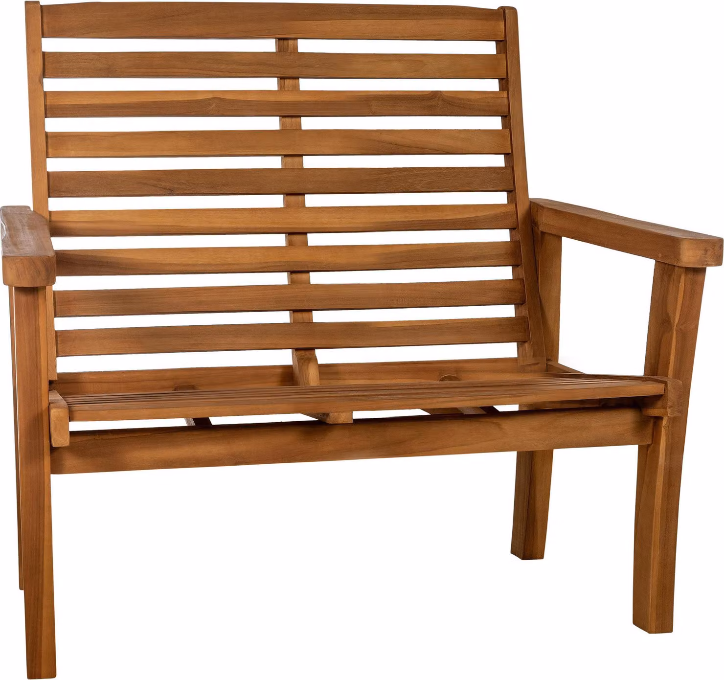 Panca da giardino Nicosia, 120 cm, in teak, con funzione relax