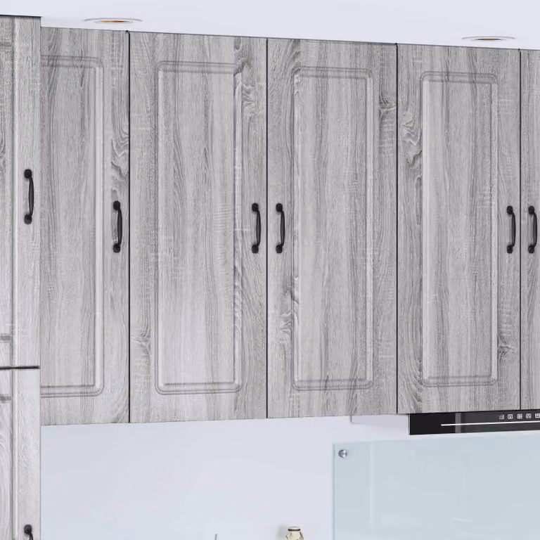vidaXL Pannello per lavastoviglie Kalmar Grigio Sonoma L 80 cm, P 31 cm, H 100 cm