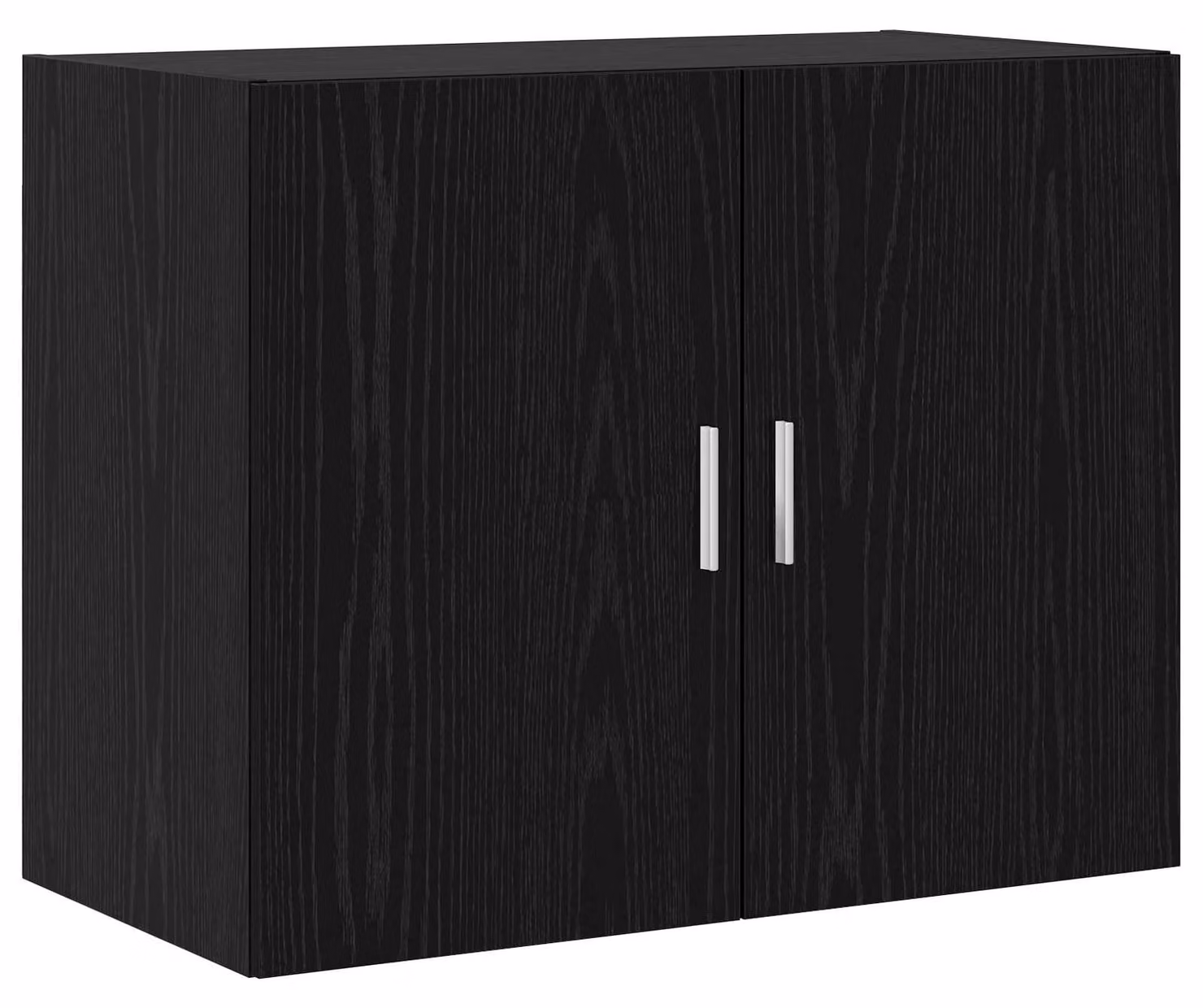 Armadio a muro in legno impiallacciato di noce nera, dimensioni 80 x 42,5 x 64 cm