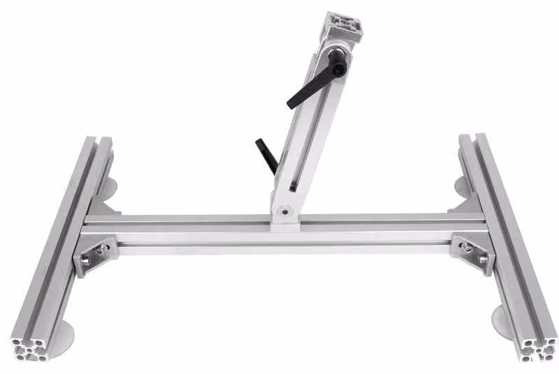 Attuatore lineare - Motore a corrente continua telescopico - 24 V - Corsa regolabile da 3 a 15 cm - 200 giri/min - Alimentatore di rete EU - Colore: blu