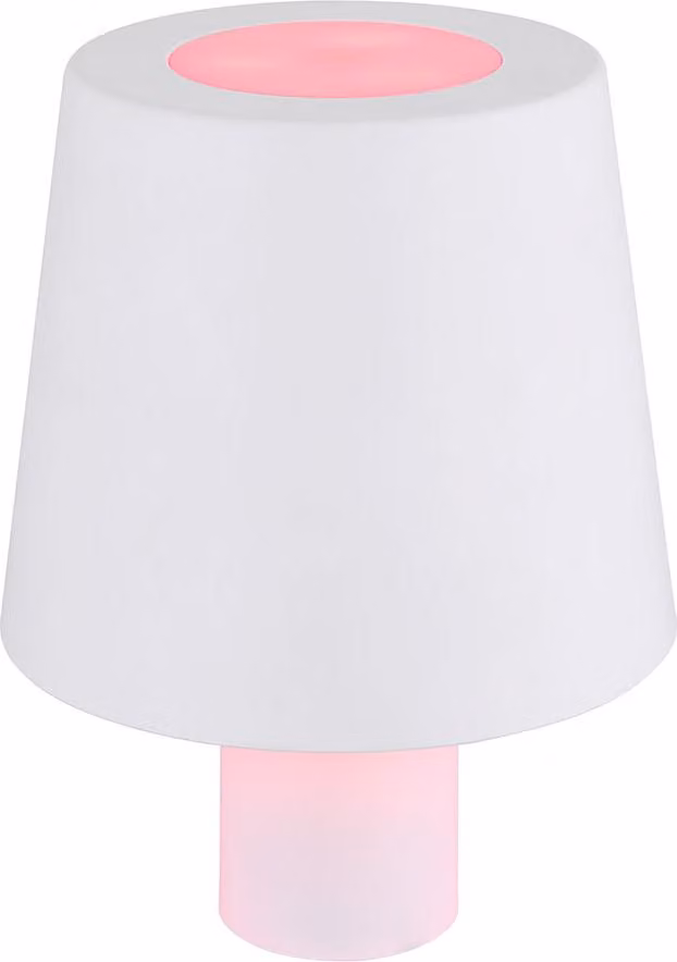 Lampada da tavolo LED RGB, lampada a bottiglia, bianca, touch, H 14 cm