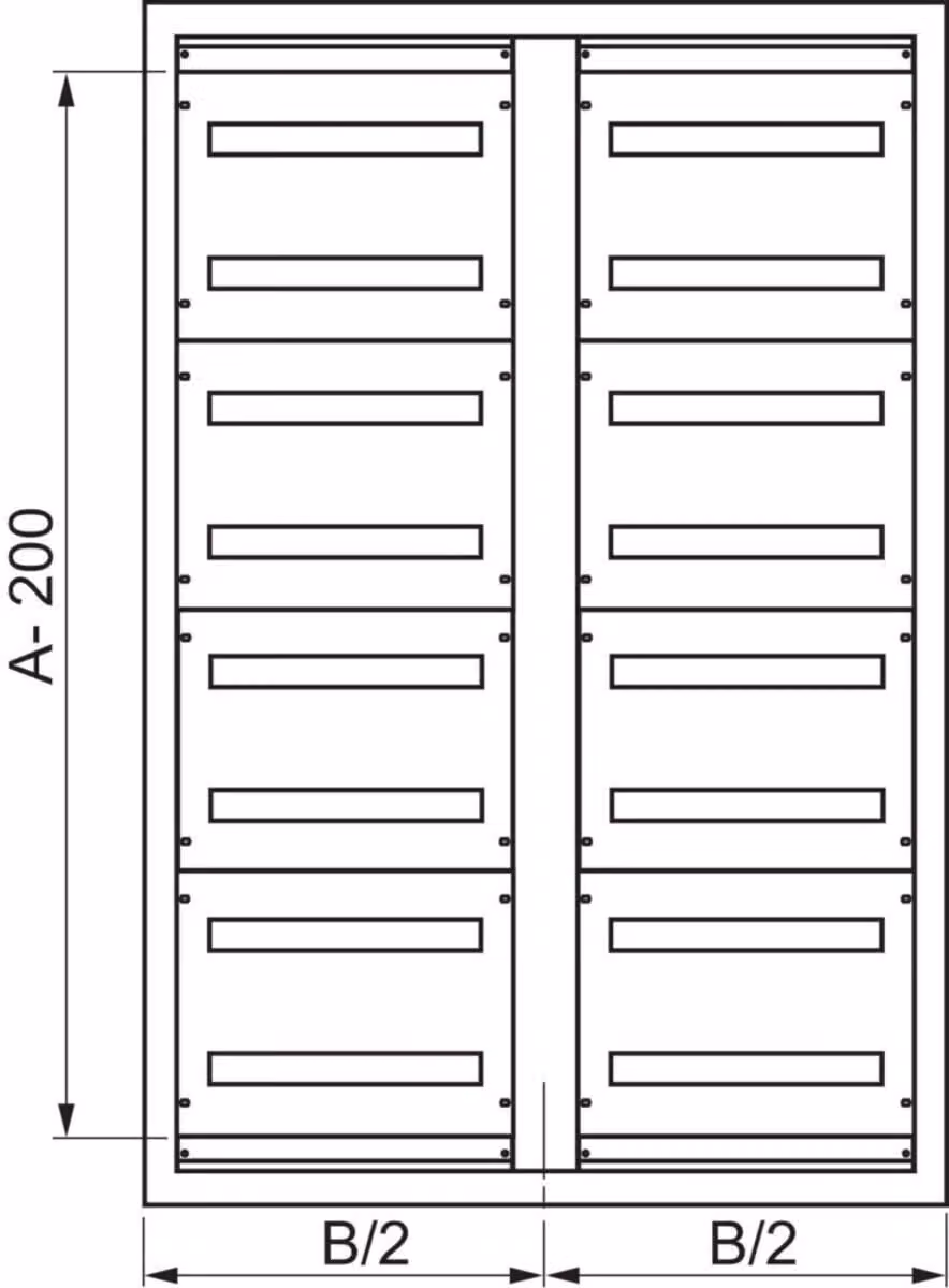 Set di adattatori Schneider Electric SF 500x500 mm NSYSMP2D5