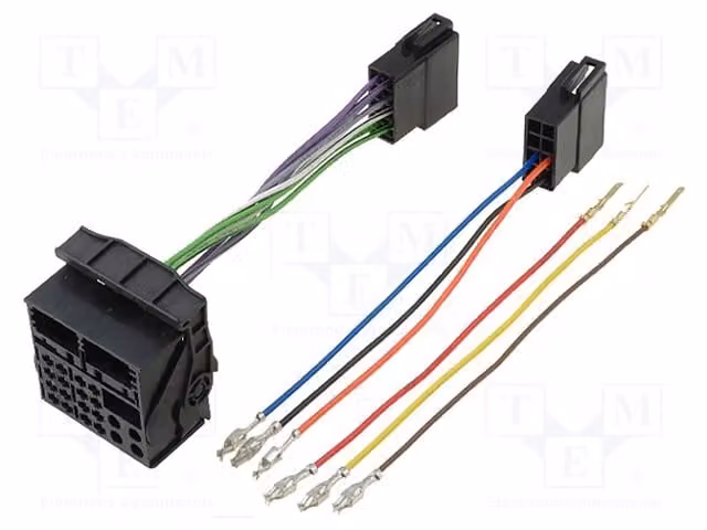 1 connettore PIN: 16. Connettore per autoradio, standard ISO 0