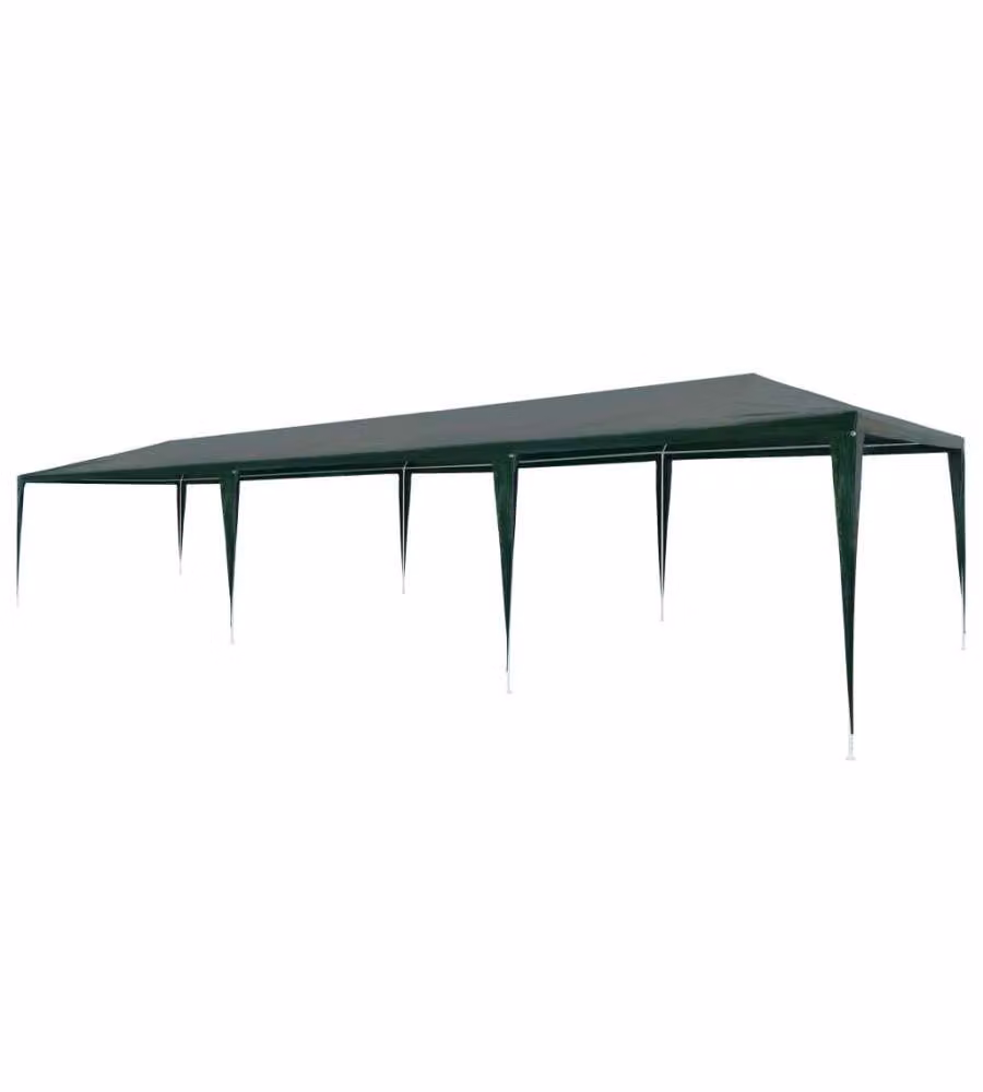 Tendone per Feste 3x9 m in PE Verde