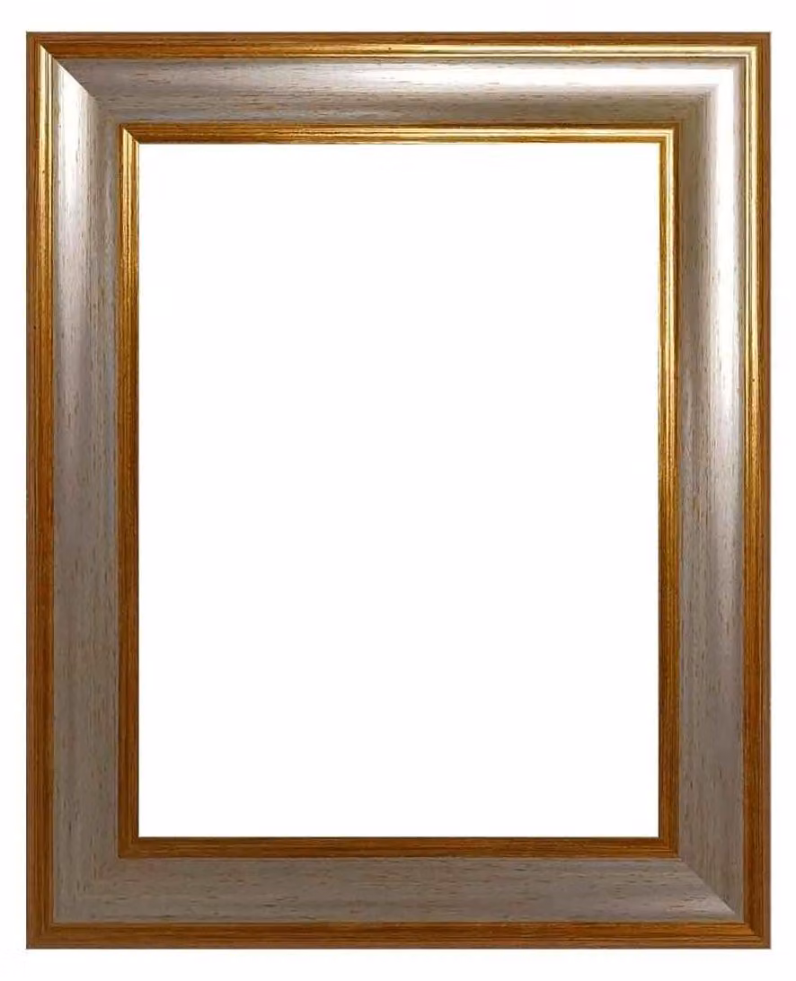 Cornice dorata artigianale per foto, dimensioni 100 x 100 cm