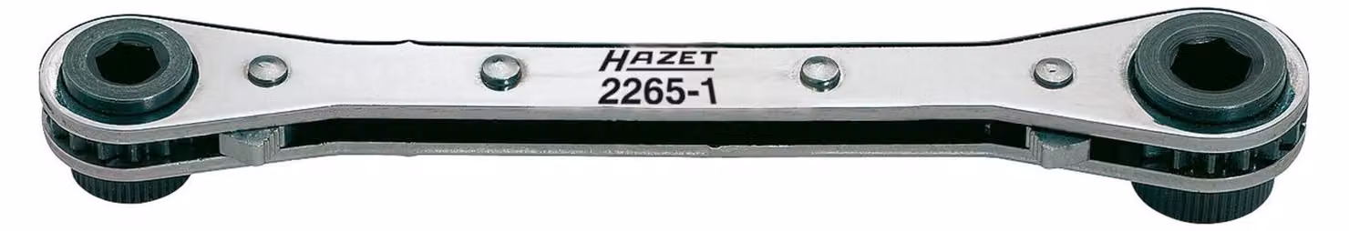 Hazet 2265-1 Ratchet 1/4 (6.3 mm), 5/16 (8 mm) 140 mm