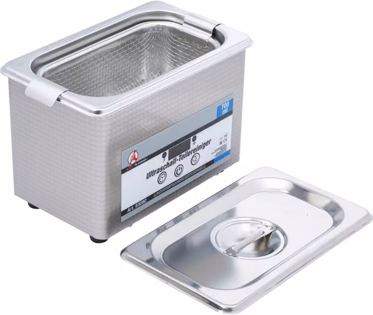 BGS TECHNIC Pulitore a ultrasuoni 63080, 700 ml, 230 V, 35 W