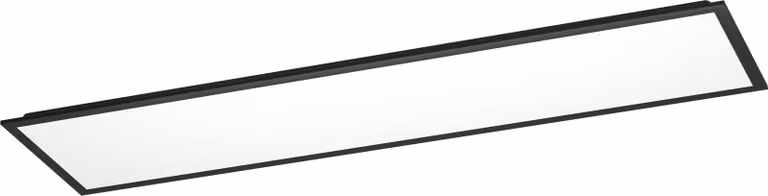 Eglo Plafoniera LED Moradillo-Z nero 120 x 30 cm RGB dimmerabile