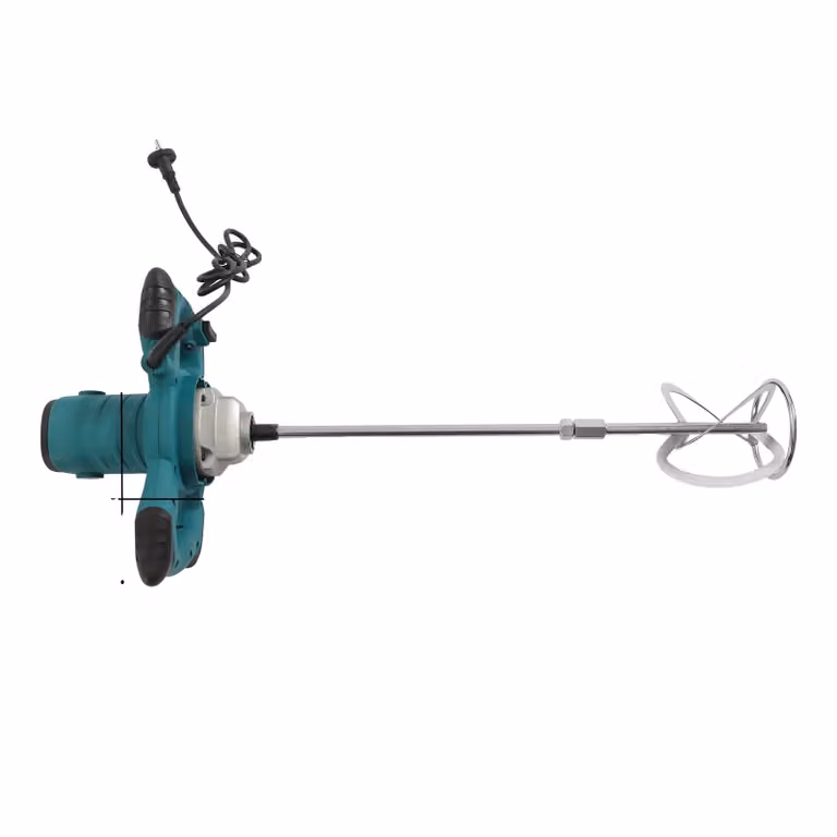 Miscelatore di cemento elettrico, potenza 2100W, velocità 800 giri/min, colore blu