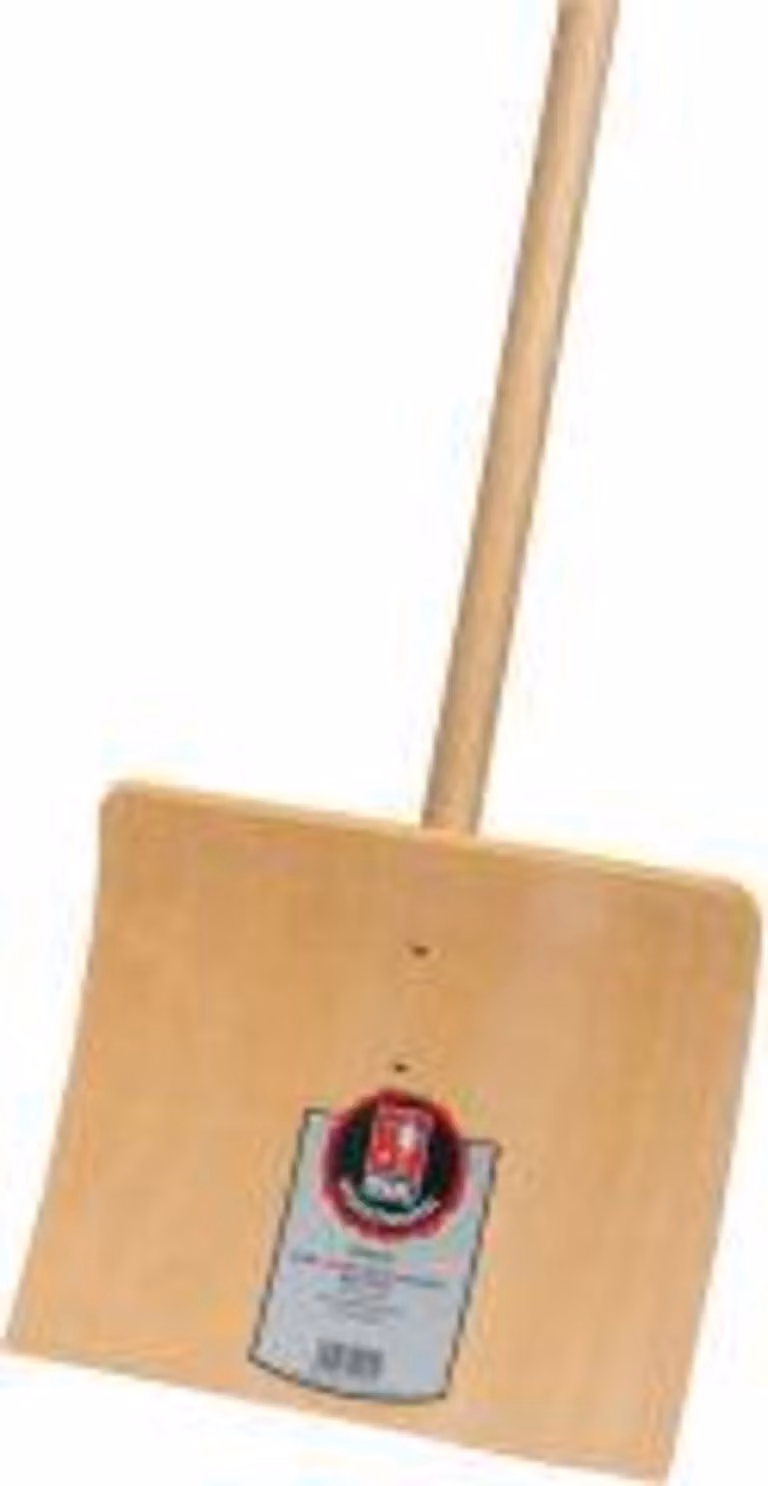 Pala da neve per bambini in legno con manico