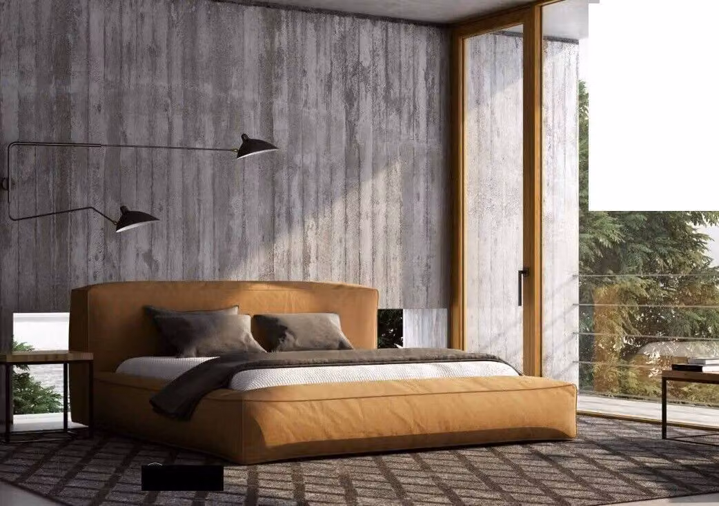 Design Bett Doppel Modernes Hotel Textil Luxus Schlaf Zimmer Betten Bettrahmen