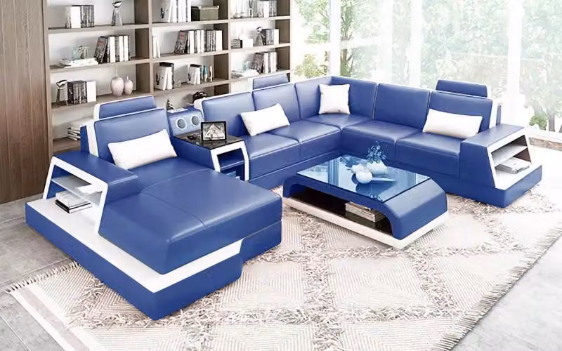 Design Wohnlandschaft Ecksofa Sofa Couch Sofas Eckgarnitur Couchen Polster