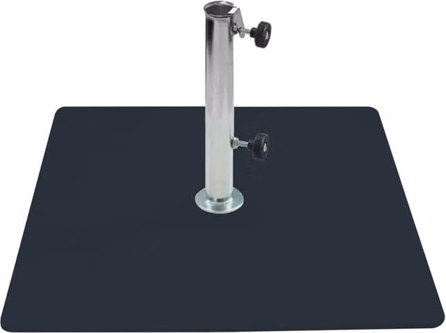 Base per Ombrellone da Giardino 30 Kg per Tubi Ø55mm in Metallo Grafite