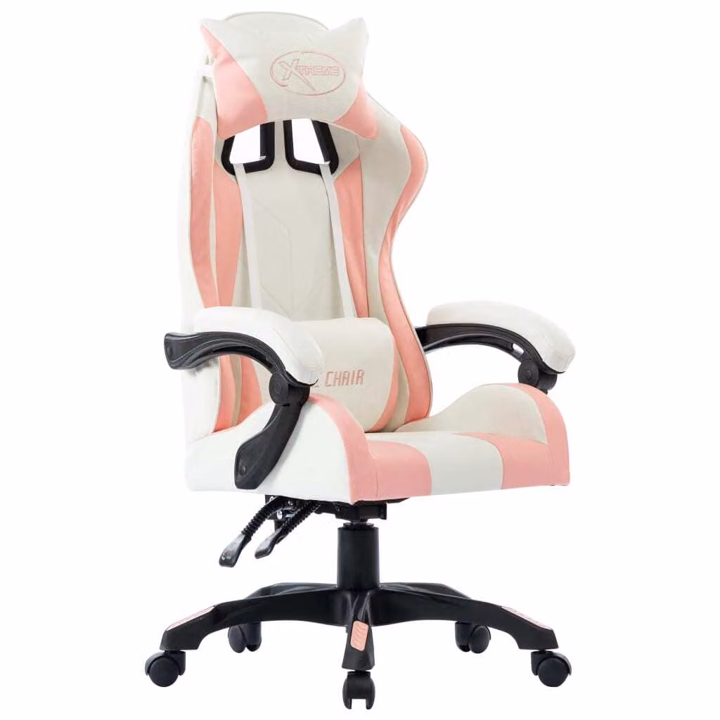 Sedia da gioco in ecopelle rosa