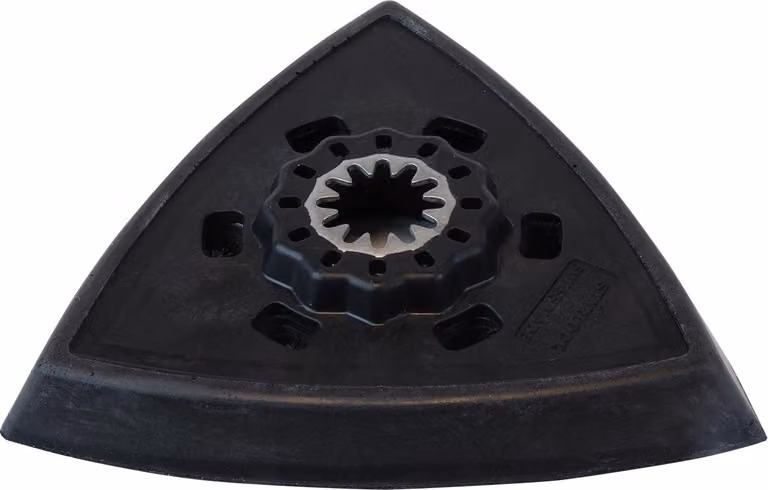Platorello multiutensile triangolo 93 mm Starlock perforato - al pezzo