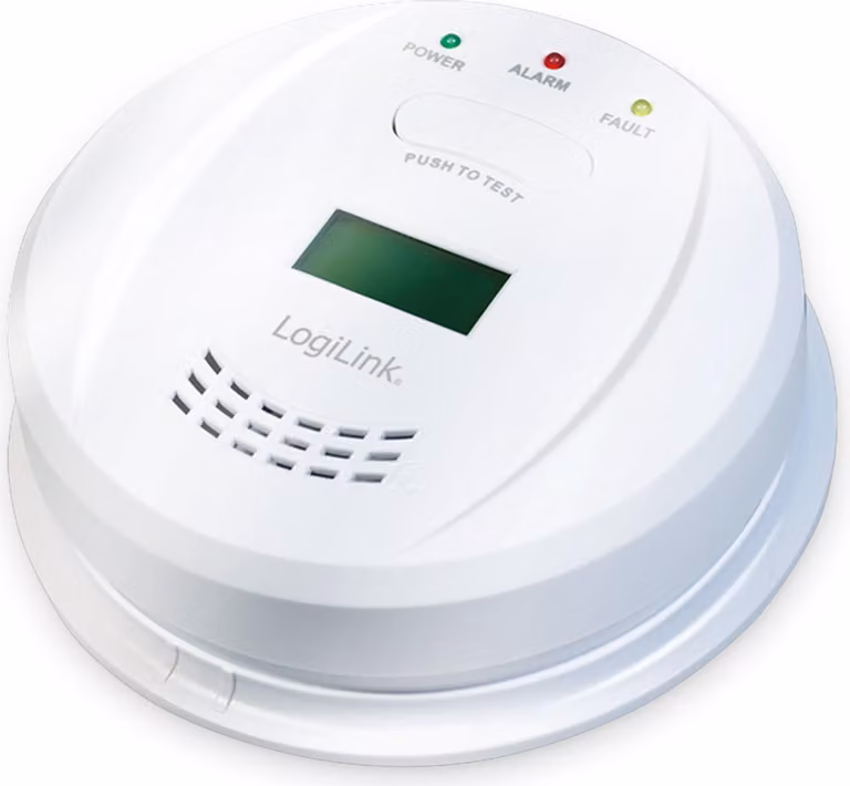 LogiLink SC0111 Rauchmelder Kohlenstoffmonoxid-Melder Verkabelt & Kabellos (SC0111)