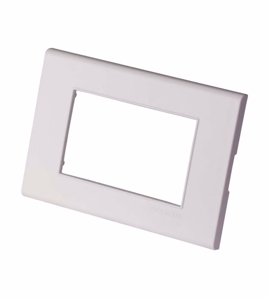 Placca Evolution Carrèe Poly Pool Bianca in plastica