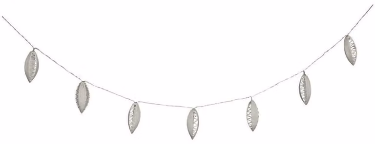 Catena luminosa a LED, 10 metri, impermeabile, con 10 elementi a forma di goccia, multicolore
