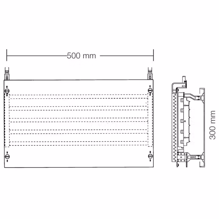 Set combinato Striebel e John ED62SA SS-System 2RE / BH000, set combinato 2FB, montato su profilo EDF 2CPX037811R9999