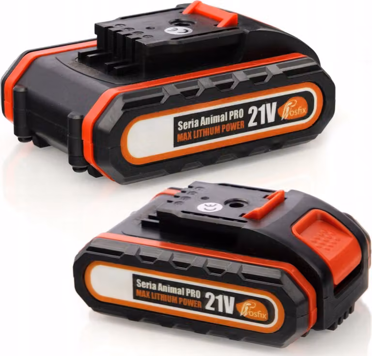 Rosfix Batteria Animal PRO – Batteria Agli Ioni di Litio da 21 V | 1,5 Ah, 5 Celle | Compatibile con gli Strumenti | Ricarica Rapida