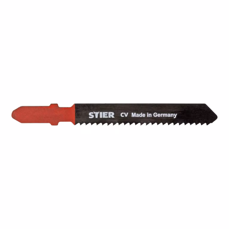 Lama per seghetto alternativo ST 75/2/1, per legno, taglio diritto, spessore del materiale 4-50 mm, per legno tenero, compensato, multiplex, pannelli truciolari, legno da costruzione, fresato e ondulato