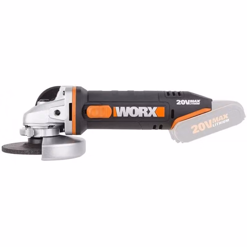 Smerigliatrice angolare Worx WX800 20V con disco da 115 mm e 2 batterie ricaricabili da 2Ah per taglio e smerigliatura – 2