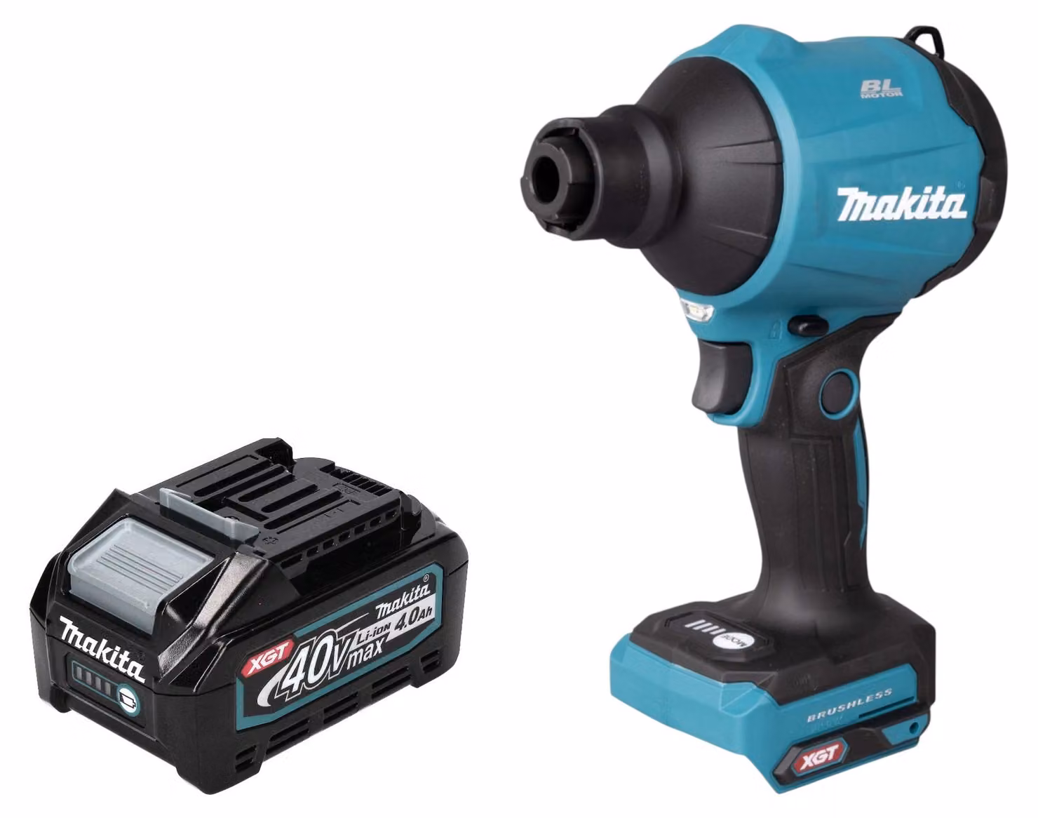 Makita AS001GZ Soffiatore a batteria - senza batteria - senza caricabatteria