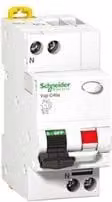 Interruttore Magnetotermico Differenziale RCBO Schneider Electric C40A 1P+N 16A 30mA Bianco