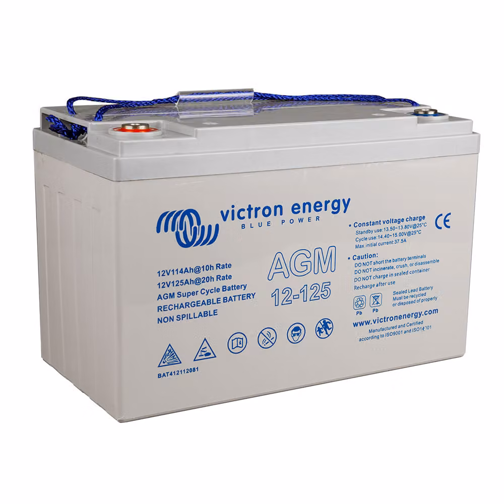 Victron Energy M8 Agm Super Cycle 12/batterie 125ah Trasparente Trasparente Taglia unica