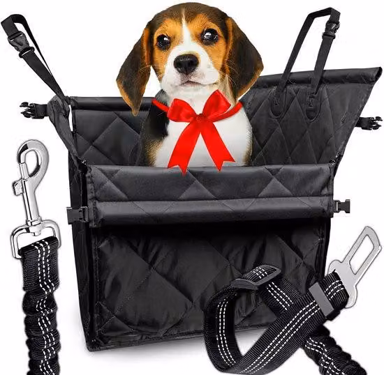 Seggiolino per cani, extra stabile - Materiale impermeabile - Pratica borsa inclusa - Dimensioni: 60 x 50 x 53 cm - Sicuro e confortevole